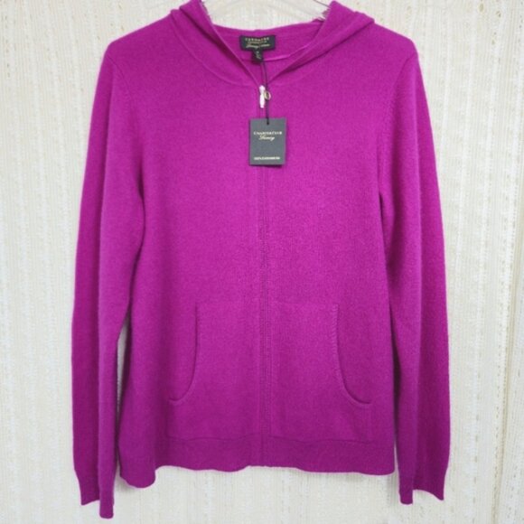 NEW Charter Club Luxury Cashmere Zip Up Hoodie Size 1X - Picture 7 of 7